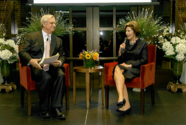 Talmage Boston & Laura Bush