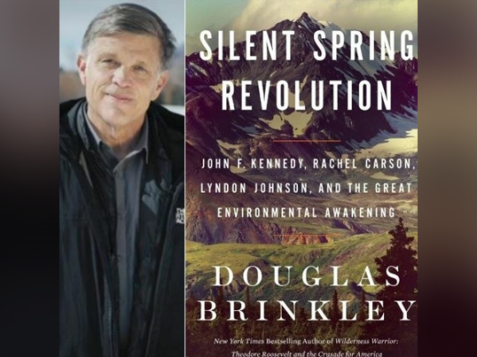 Talmage Boston holds a live cross-examination style interview of Doug Brinkley on his newest book Silent Spring Revolution. Brinkley is an author, historian, and Katherine Tsanoff Brown Professor in Humanities in the Department of History at Rice University.