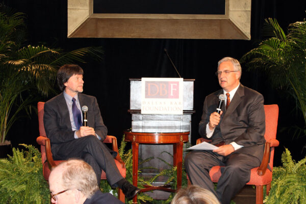 Talmage Boston with Ron Chernow