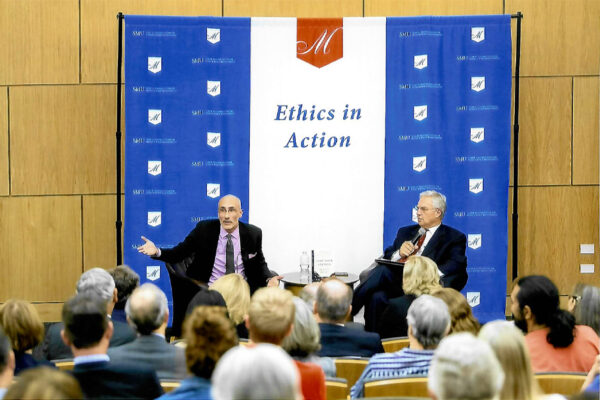 Talmage Boston with Arthur Brooks