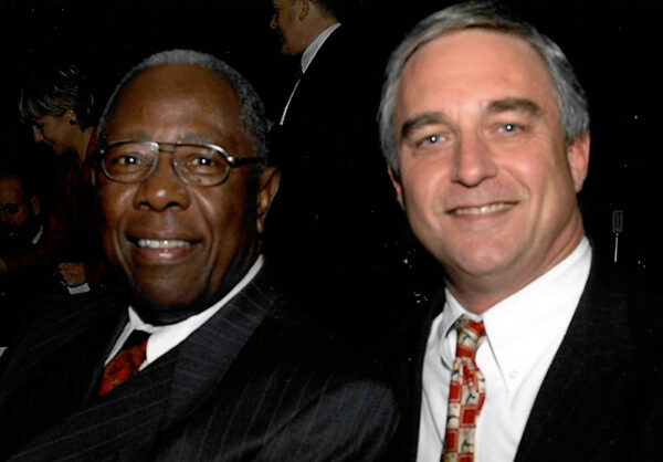 Talmage Boston and Hank Aaron